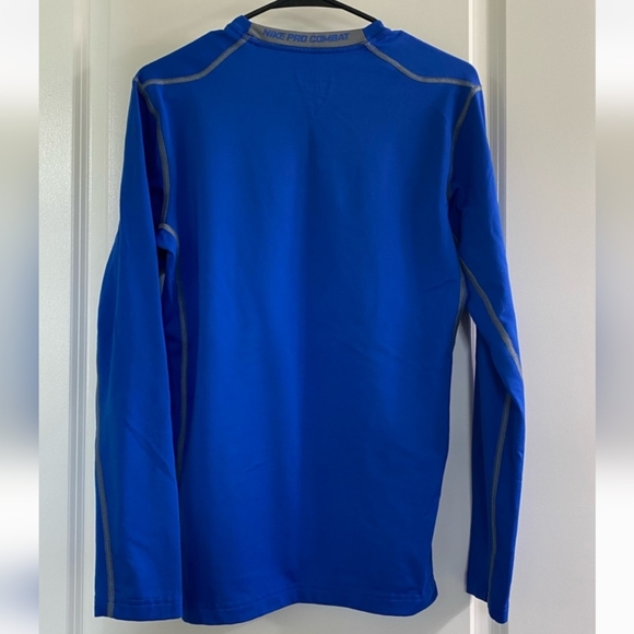 Nike Pro combat long sleeve top men's Medium fitted hyperwarm - Picture 4 of 7